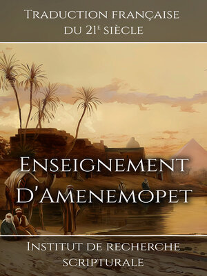 cover image of Enseignement d'Amenemopet